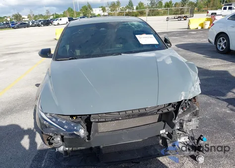 2022 Hyundai Elantra N Line из США, поврежденный, VIN KMHLR4AF5NU247023